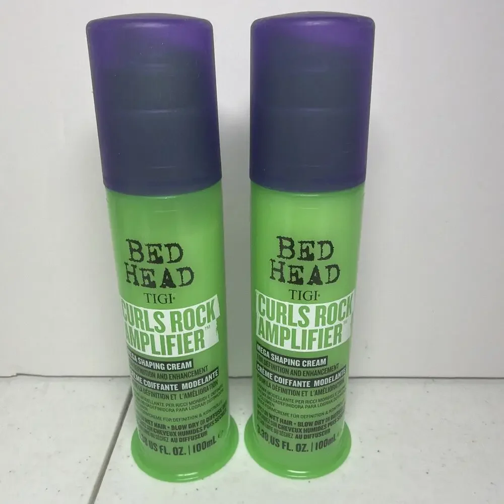 2 Bed Head Tigi Curls Rock Amplifier Mega Shaping Cream 3.38 fl oz Each New